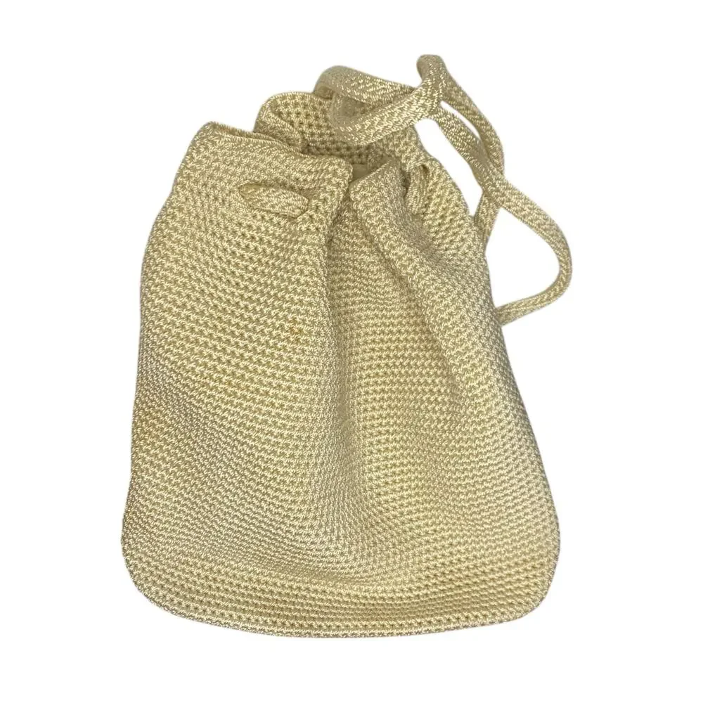 The Sak Creamy White Crochet Knitted Backpack
